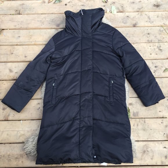 Avec les Filles oversized black puffer parka - size S - Picture 2 of 11